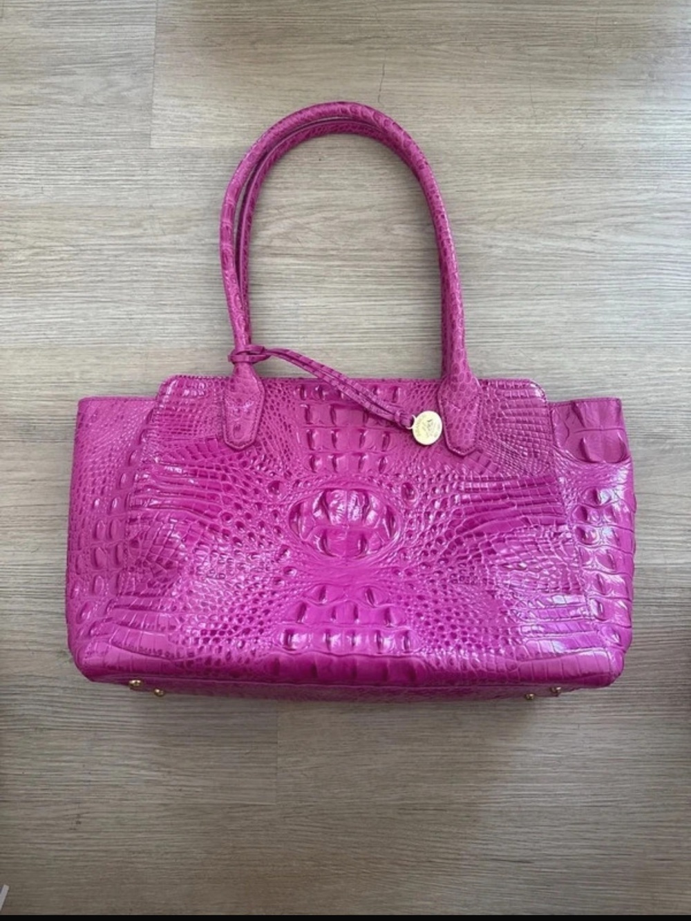 Brahmin handbag leather